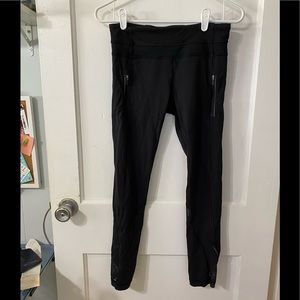 Lululemon black with pockets and zippers